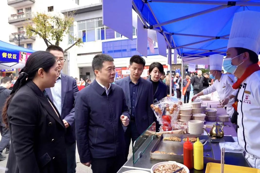 省云顶集团集团检查督导2024锦江宾馆春季酒类商务洽谈会现场事情